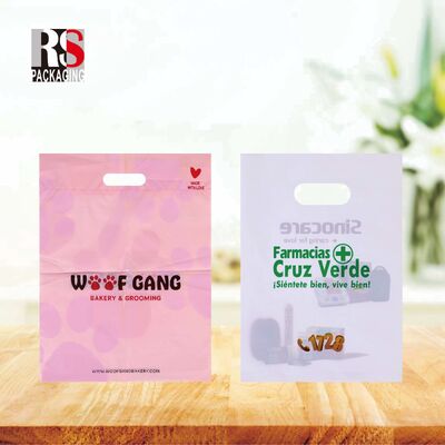 Αγορά Προσαρμοσμένη εκτύπωση λογότυπο πολυτελή πλαστικό χειριστήριο τσάντες αγορών χειριστήριο τσάντα για ρούχα online manufacture