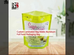 Προσαρμοσμένη λαμινοποιημένη σακούλα Ματ αλουμινίου φύλλο Τροφίμων συσκευασία σακούλα