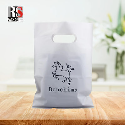 Προσαρμοσμένη εκτύπωση LDPE HDPE Die Cut Handle Carry Poly Grocery Σούπερ μάρκετ Εμπορεύματα Δώρο πλαστική συσκευασία Σώλα με λογότυπο